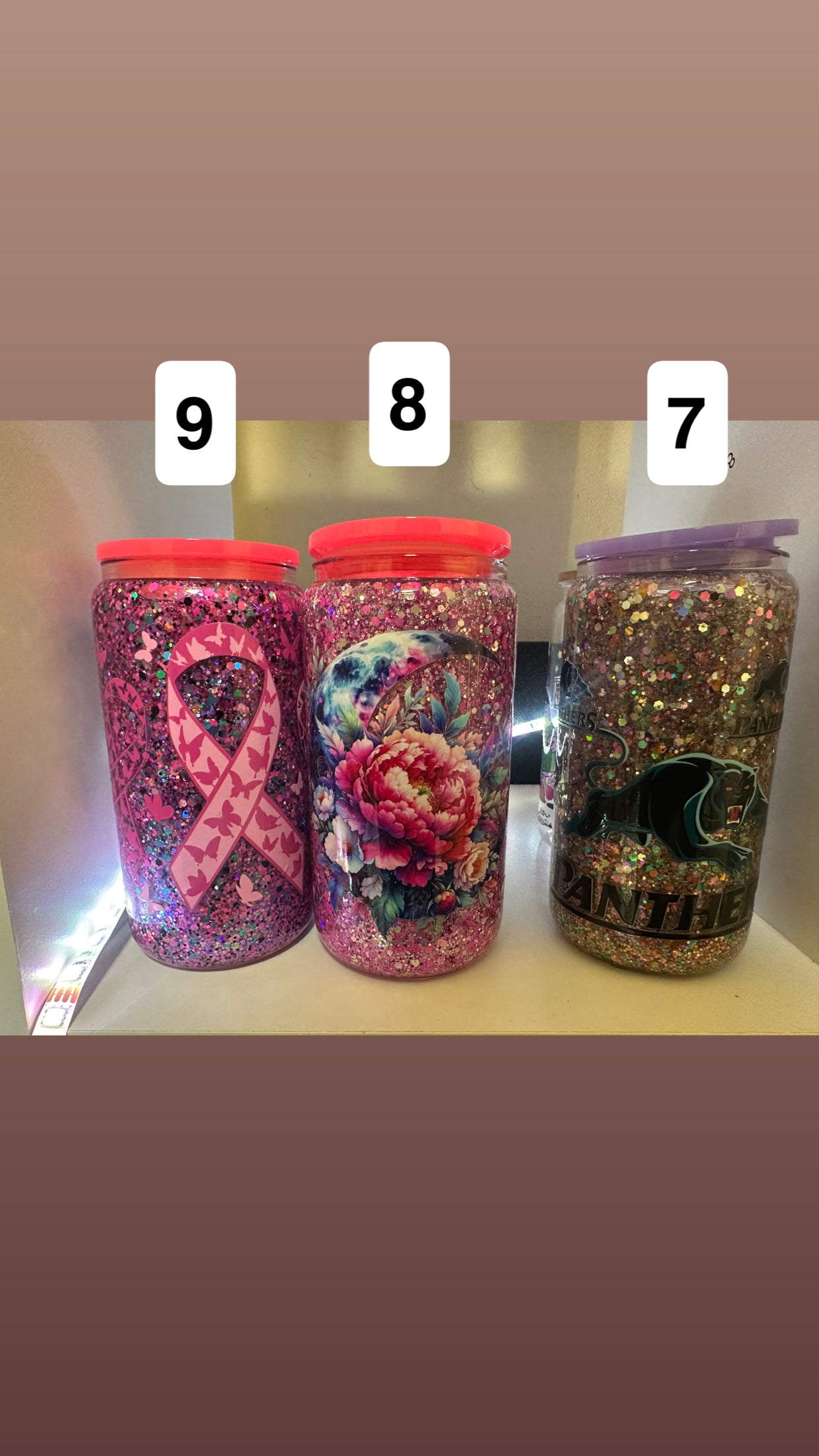 pre made Snowglobes