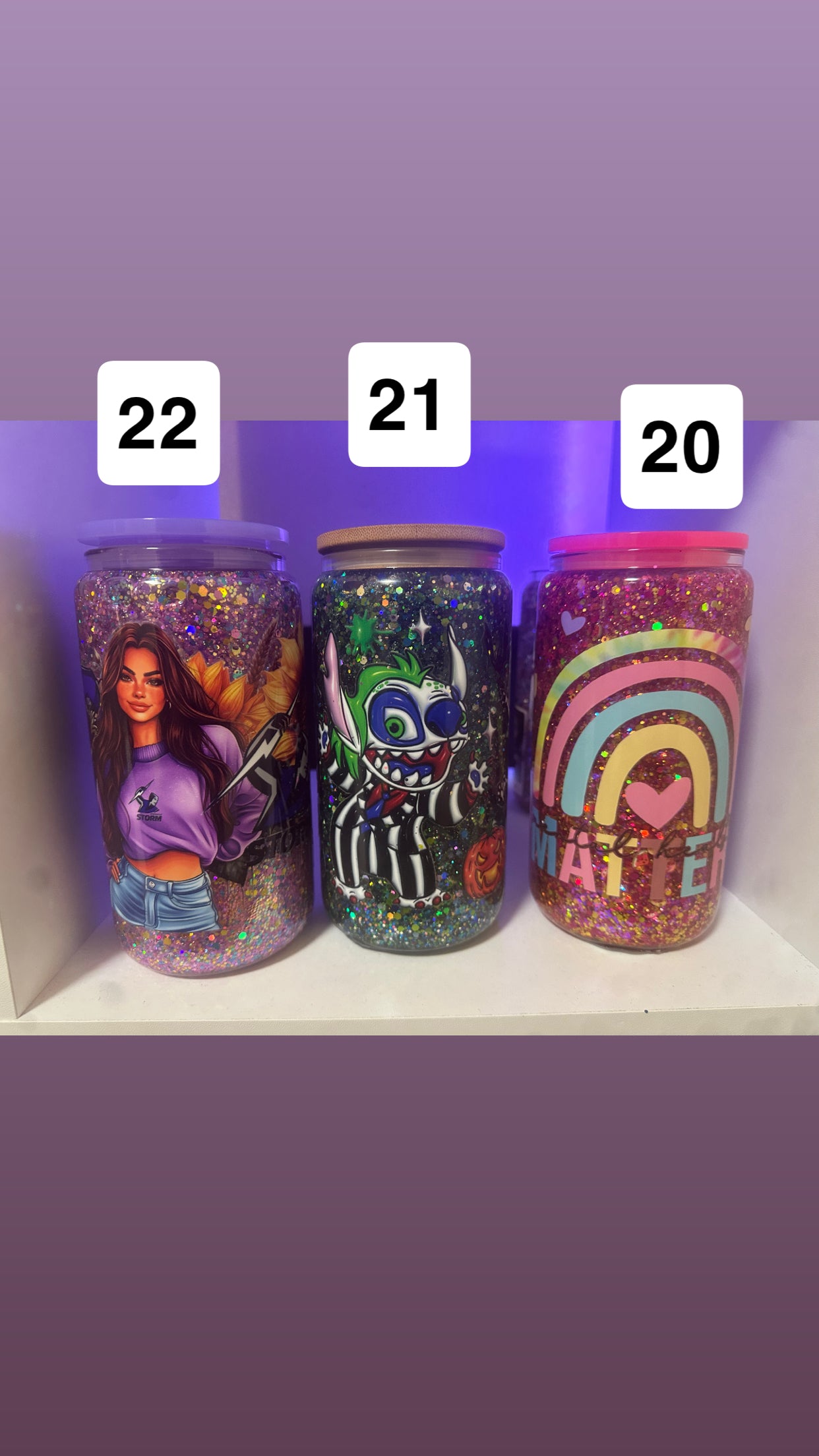 pre made Snowglobes